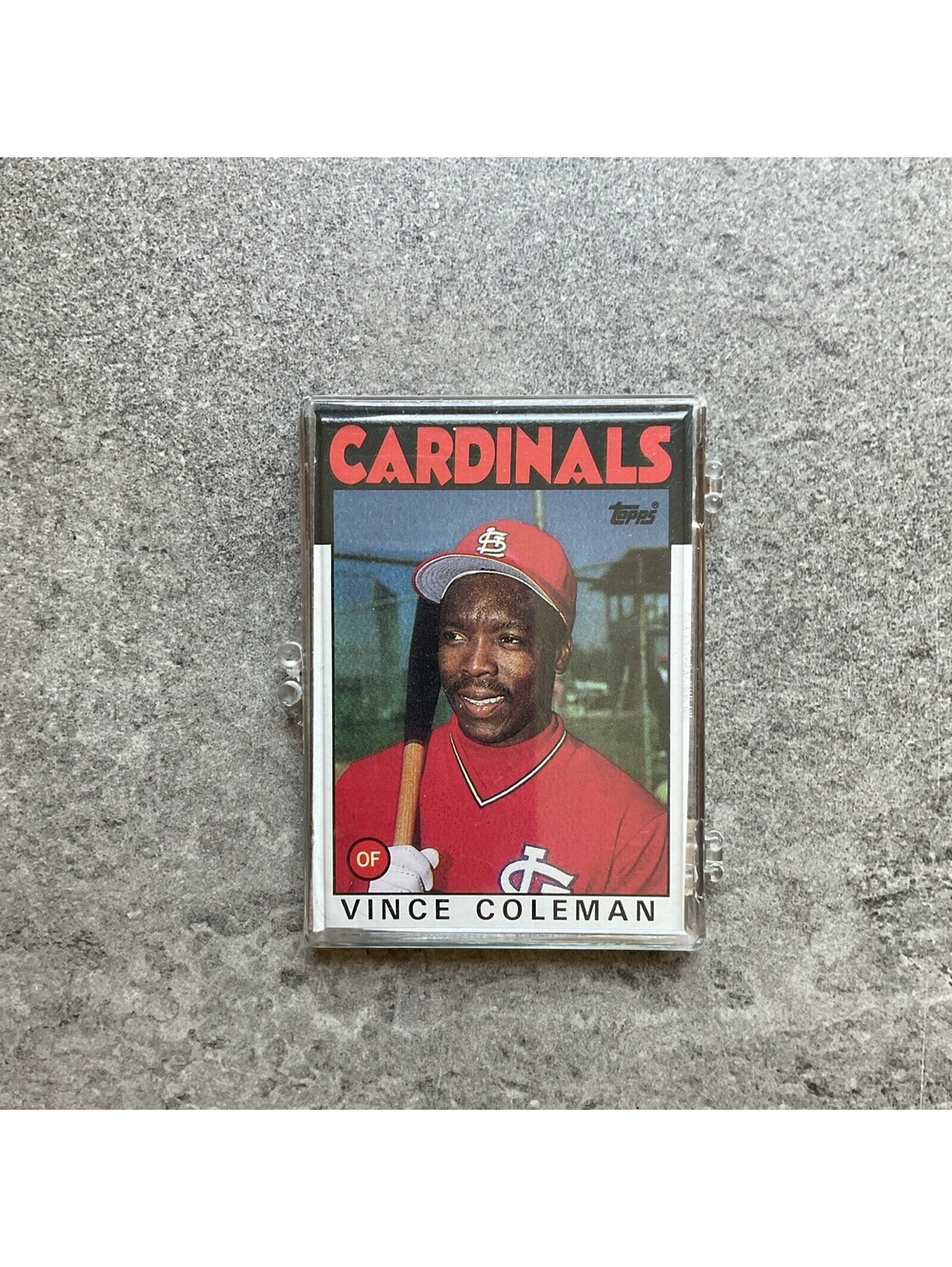 1986 Topps Baseball Card Vince Coleman St Louis Cardinals RC #370 Lot Of 10